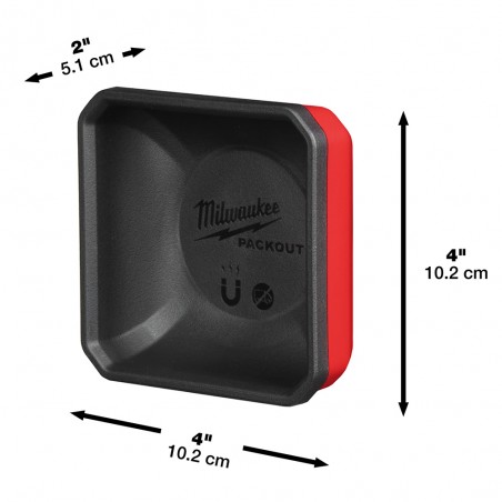 PACKOUT CESTINO COMPATTO MAGNETICO 10X10 CM MILWAUKEE 4932493380