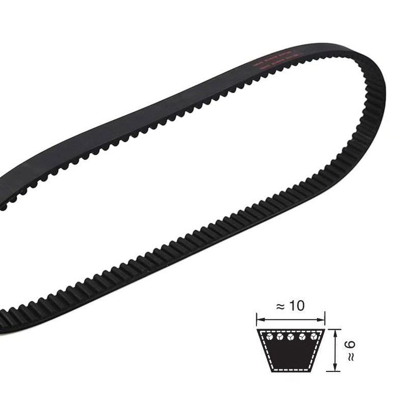 CINGHIA 10X450 Z17 TRAPEZOIDALE DENTELLATA OPTIBELT