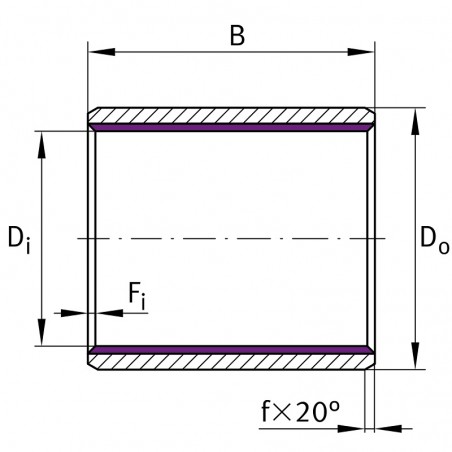 BOCCOLA 70X75X70 AUTOLUBR. STAGNATA SF-1B ISB