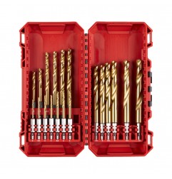 SET 19 PUNTE HSS-G TITANIO PER METALLO SHOCKWAVE DA 2 A 10 MM. 4932493866