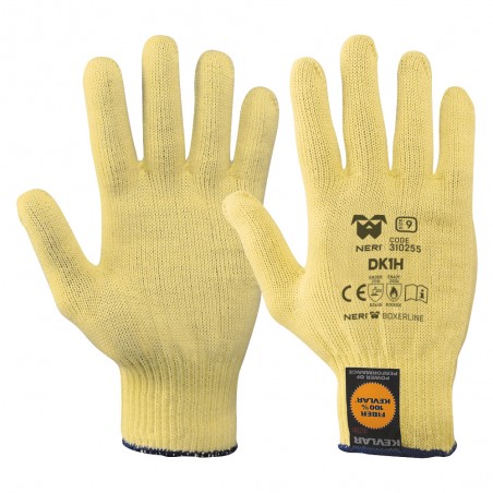 GUANTO 100% KEVLAR A FILO CONTINUO TG.9 ANTITAGLIO NEWTEC DK1H 310255