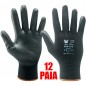 12 PAIA - GUANTI ECO-LITE POLIESTERE/POLIURETANO DORSO AERATO TG 11