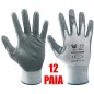 12 PAIA - GUANTI  FILO CONTINUO 13 ECO-NBR GRIGI POLIESTERE/NITRILE TG 8