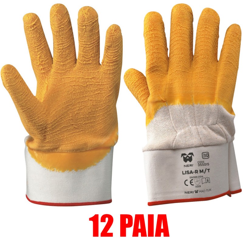 12 PAIA - GUANTI ANTITAGLIO MANICA TELA TG 10