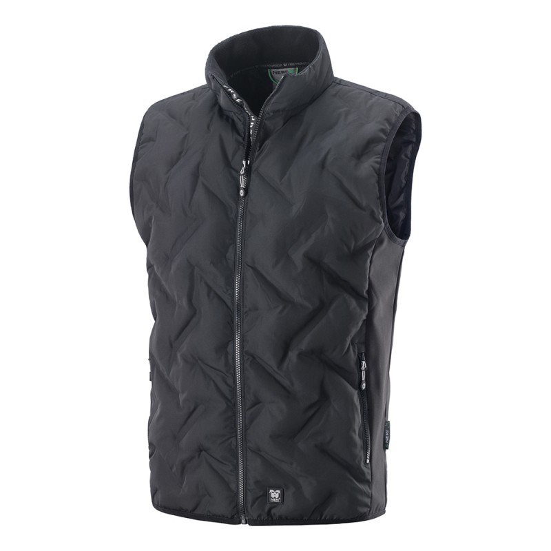 GILET IMBOTTITO 100% POLIESTERE NERO 190GR TG.XL NEBRASKA 422039