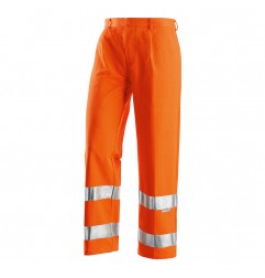 PANTALONE ALTA VISIBILITA' 60% COTONE 40% POLIES. REFLEX ARANCIO TG.50  436302