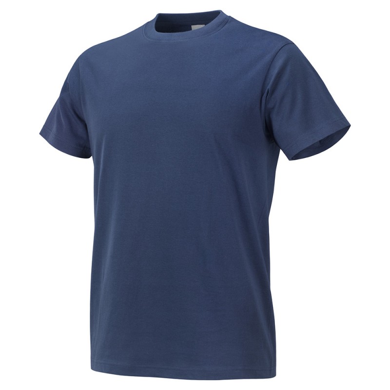 T-SHIRT BLU 100% COTONE 145 GR/MQ TG.M ESSENTIAL