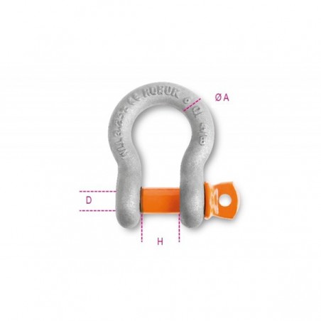 GRILLO 35 MM A LIRA CON PERNO PORTATA 12000 KG 8029R/35