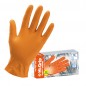 GUANTI NITRILE MONOUSO ARANCIO SPESSORE 0.16 SENZA POLVERE TG L 50 PZ ICO