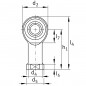 TESTA A SNODO 12X1,25 SENZA FORO DI LUBRIFICAZIONE TSF12.1C ISB