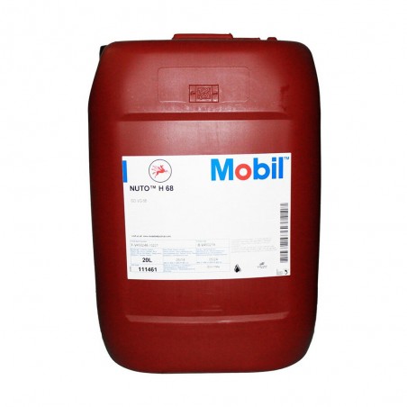 OLIO IDRAULICO NUTO H 68 MOBIL 20 LT