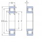 CUSCINETTO 55X100X25 A RULLI CILINDRICI NJ2211 ECJ ISB