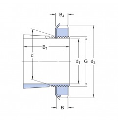 BUSSOLA DI TRAZIONE 35X58X46 H 2308 ISB