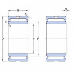 CUSCINETTO 17X29X20 A RULLINI NKI 17/20