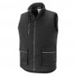 GILET IMBOTTITO 80% POLIESTERE 20% COTONE NERO 200GR TG.XXL MONTREAUX RIPSTOP