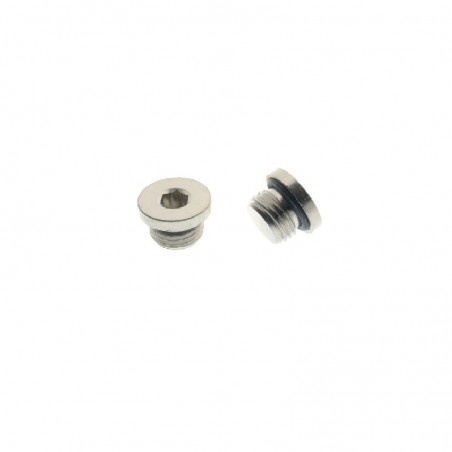 TAPPO M.1/8 CILINDRICO ESAGONO INCASSATO CON O-RING NBR