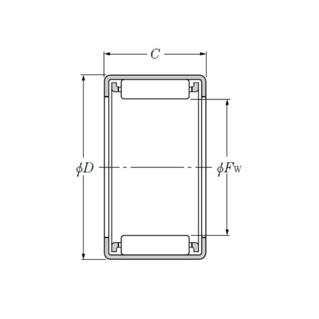 ASTUCCIO 20X27X20 A RULLINI HMK2020 NTN