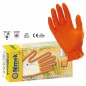 GUANTI NITRILE MONOUSO ARANCIO SPESSORE 0.12 SENZA POLVERE TG M 100 PZ ICO