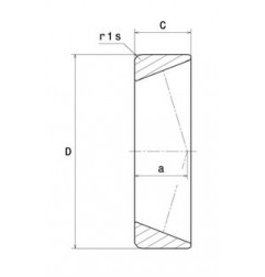 COPPA 146.05X31.75PER CUSCINETTO A RULLI CONICI 4T-653 NTN