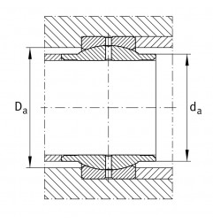 SNODO SFERICO 50X75X28/50 GEEW 50 ES ISB