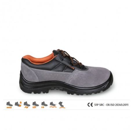 SCARPA ANTINFORTUNISTICA S1P SRC TG.40 BASSA PELLE SCAMOSCIATA BET7426BK/40