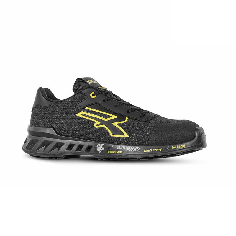 SCARPA ANTINFORTUNISTICA S1P SRC ESD TG.39 BASSA NYLON NERA U-POWER FRANK