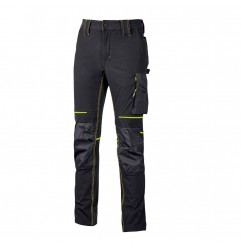 PANTALONE IN TESSUTO TG.L ASPHALT GREY GREEN U-POWER ATOM