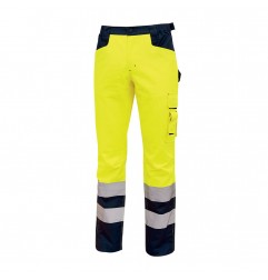 PANTALONE ALTA VISIBILIA' TG.L YELLOW FLUO U-POWER BEACON