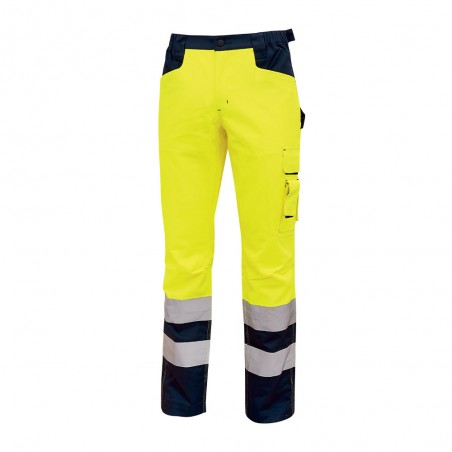 PANTALONE ALTA VISIBILIA' TG.L YELLOW FLUO U-POWER BEACON