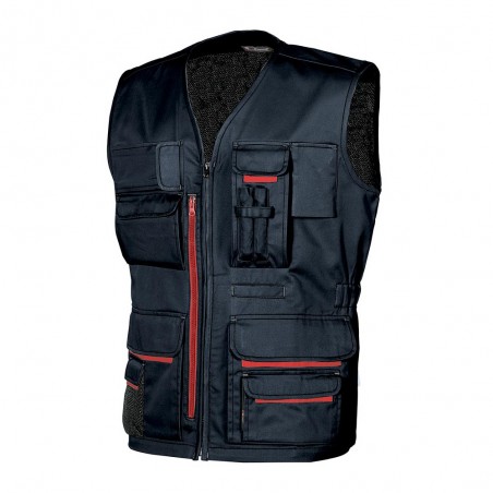 GILET MULTITASCHE TG.XL 245GR/MQ IMPERMEABILE DEEP BLUE U-POWER FUN