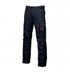 PANTALONE CON FODERA TG.50 FLANELLA DEEP BLUE U-POWER GRIN