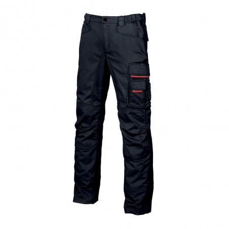 PANTALONE CON FODERA TG.50 FLANELLA DEEP BLUE U-POWER GRIN