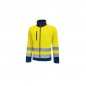 GIACCA IN PILE ALTA VISIBILITA' TG.2XL CON ZIP YELLOW FLUO U-POWER HOT