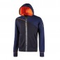 FELPA IMPERMEABILE 310 GR/MQ TG.2XL FULL ZIP DEEP BLUE U-POWER JUPITER