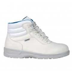 SCARPA ANTINFORTUNISTICA S2 SRC TG.43 ANTIACIDO ALTA BIANCA COFRA LAB WHITE