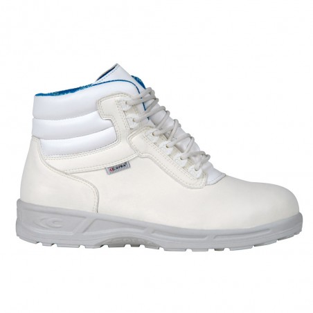 SCARPA ANTINFORTUNISTICA S2 SRC TG.43 ANTIACIDO ALTA BIANCA COFRA LAB WHITE