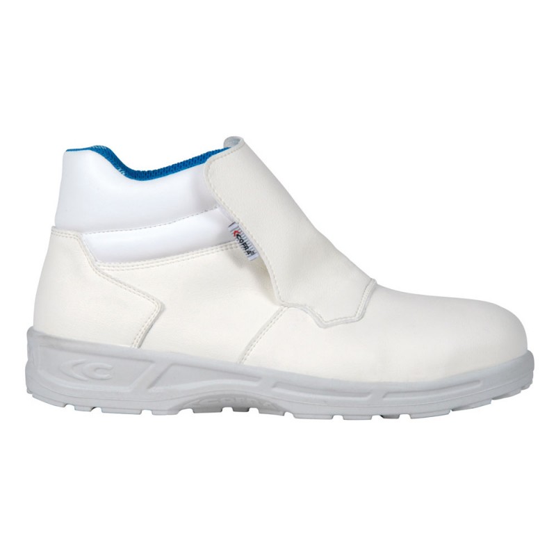 SCARPA ANTINFORTUNISTICA S2 SRC TG.38 SINTETICA BIANCA ALTA COFRA LAMAR WHITE