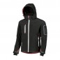 GIACCA IMPERMEABILE TG.XL SOFT SHELL BLACK CARBON U-POWER METROPOLIS