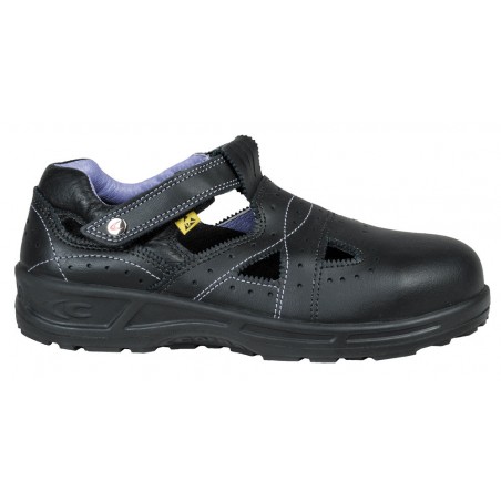 SCARPA ANTINFORTUNISTICA S1 SRC ESD TG.38 PELLE FORATA COFRA MONIQUE