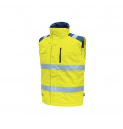 GILET ALTA VISIBILIA' IMBOTTITO TG.XL YELLOW FLUO U-POWER PRIME