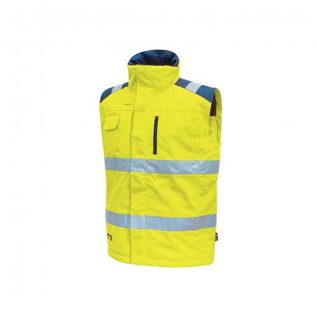 GILET ALTA VISIBILIA' IMBOTTITO TG.XL YELLOW FLUO U-POWER PRIME