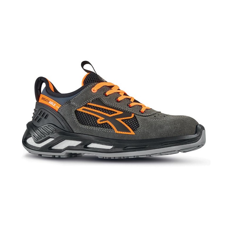 SCARPA ANTINFORTUNISTICA S1P SRC ESD TG.41 SCAMOSCIATA/NYLON U-POWER RYDER