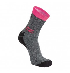 CALZA DA LAVORO 2PAIA TG.UNICA GREY FUCSIA U-POWER GIADY