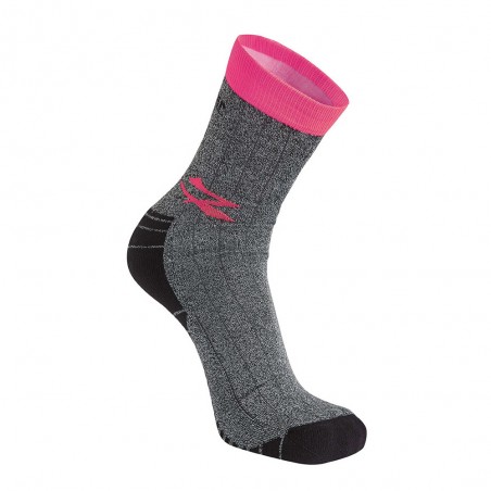 CALZA DA LAVORO 2PAIA TG.UNICA GREY FUCSIA U-POWER GIADY