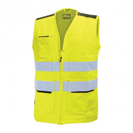 GILET ALTA VISIBILIA' TG.L YELLOW FLUO U-POWER SMART