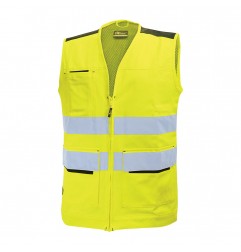 GILET ALTA VISIBILIA' TG.M YELLOW FLUO U-POWER SMART