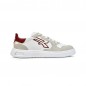 SCARPA SNEAKER OB SR TG.40 BASSA PELLE BIANCO/AMARANTO U-POWER LIFESTYLE VENOM