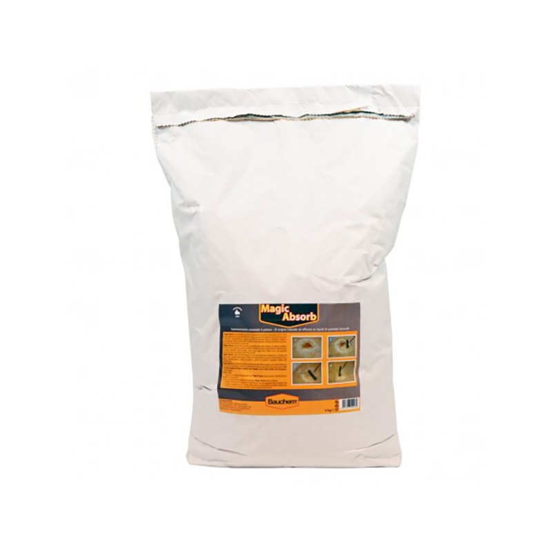 POLVERE SUPER ASSORBENTE MAGIC ABSORB BAUCHEM 5 KG