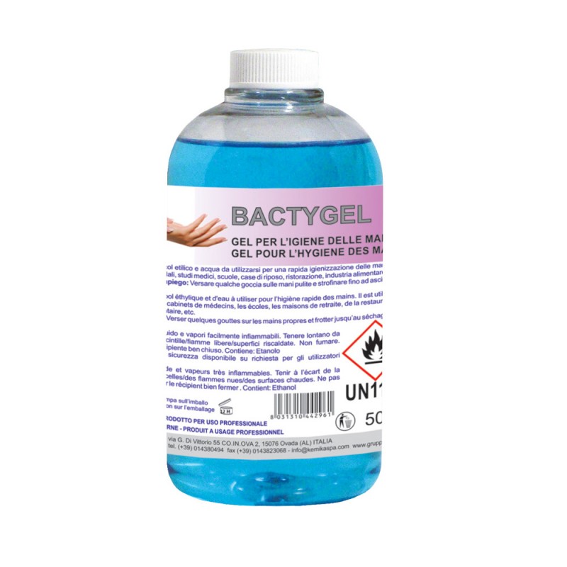 GEL IGIENIZZANTE BACTYGEL 500 ml