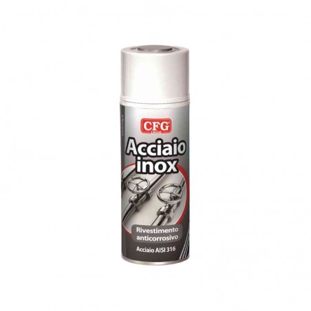 SPRAY INOX 18/10 AISI 316 RIVESTIMENTO ANTICORROSIVO CFG 400 ML